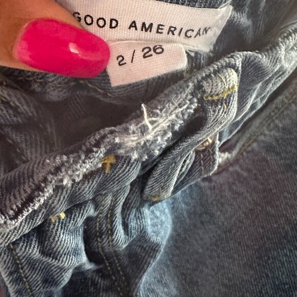 Good American Good Boy Jean Style GB999TFT size 2 / 26 - Picture 7 of 7